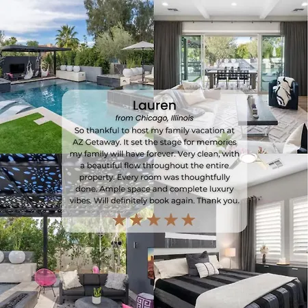 Elegant Phoenix Getaway W Pool And Spa Heating